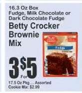 Betty Crocker Brownie Mix