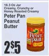 Peter Pan Peanut Butter