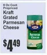 Kraft Grated Parmesan Cheese