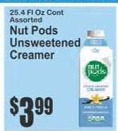 Nut Pods Unsweetened Creamer