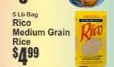 Rico Medium Grain Rice