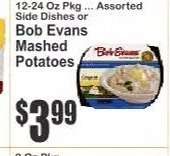 Bob Evans Mashed Potatoes