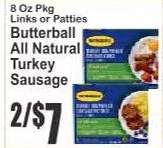 Butterball All Natural Turkey Sausage