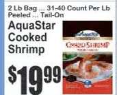 AquaStar Cooked Shrimp
