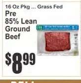 Pre 85% Lean Ground Beef