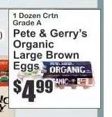 Pete & Gerry's Organic Large Brown Eggs