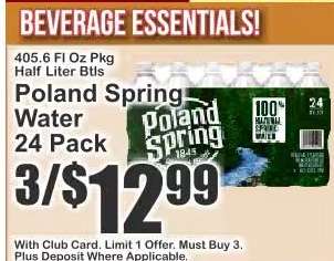 Poland Spring Water 24-Pack