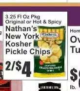 Nathan’s New York Kosher Pickle Chips