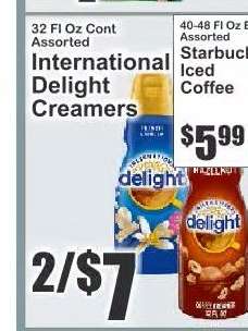 International Delight Creamers