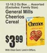 General Mills Cheerios Cereal