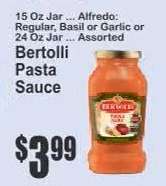 Bertolli Pasta Sauce