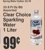 Clear Choice Sparkling Water