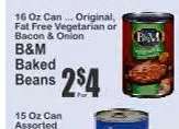 B & M Baked Beans