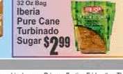 Iberia Pure Cane Turbinado Sugar