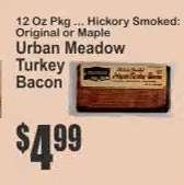 Urban Meadow Turkey Bacon