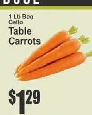 Table Carrots