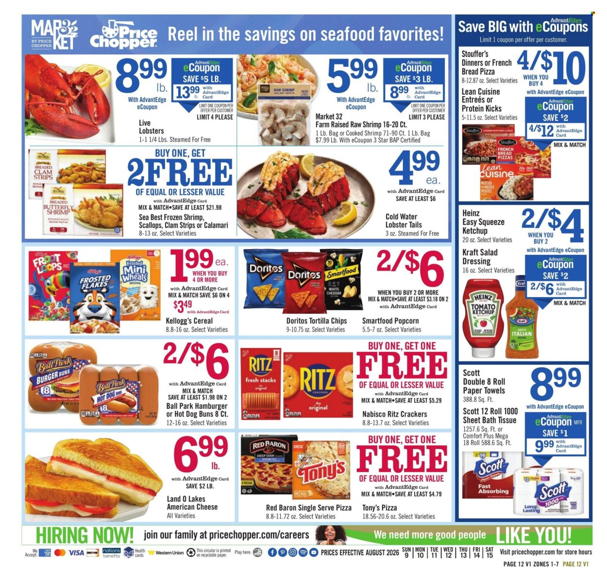 Price Chopper ad - 08/09/2026 - 08/15/2026. Page 12