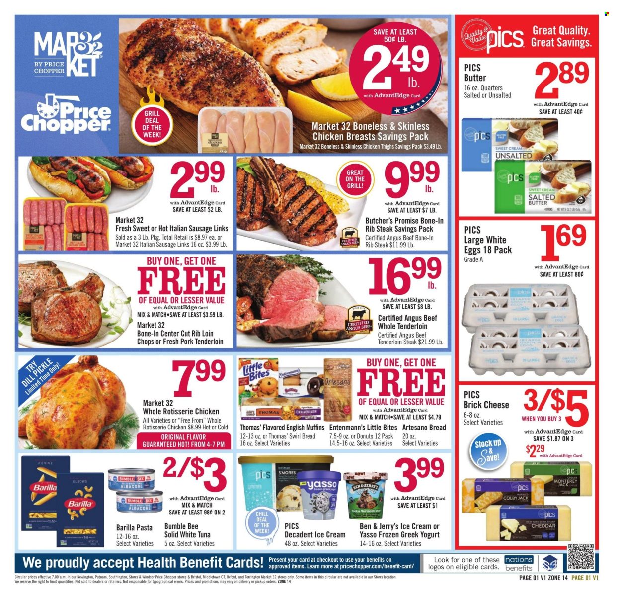 Price Chopper ad - 08/09/2026 - 08/15/2026. Page 1