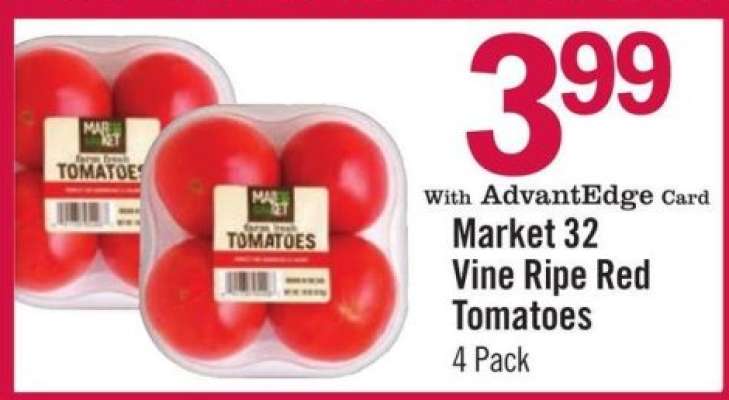 Market 32 Vine Ripe Red Tomatoes