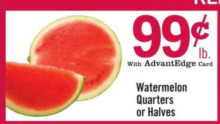 Watermelon Quarters Or Halves