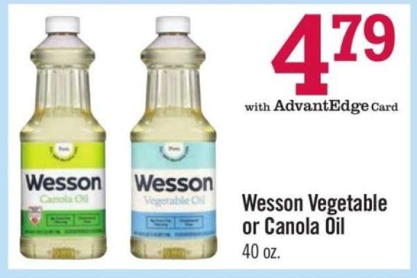 Wesson Vegetable or Canola Oil