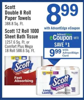 Scott Double 8 Roll Paper Towels