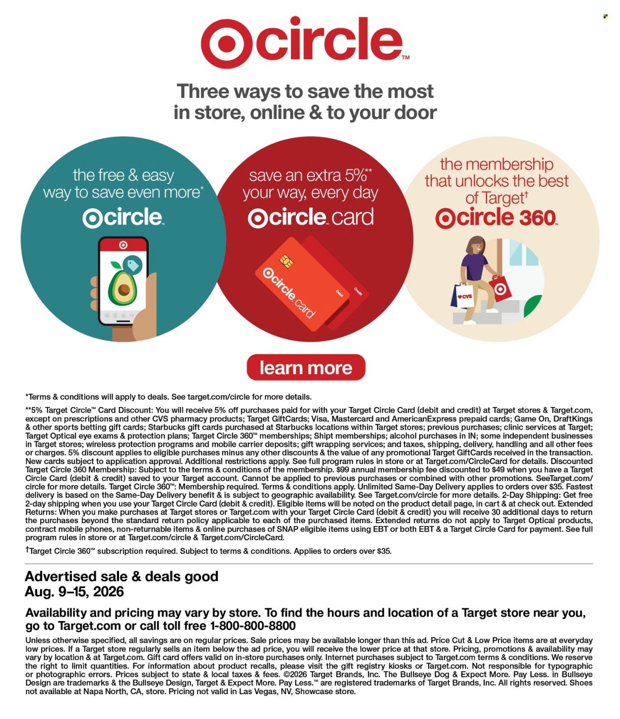 Target ad - 08/09/2026 - 08/15/2026. Page 44