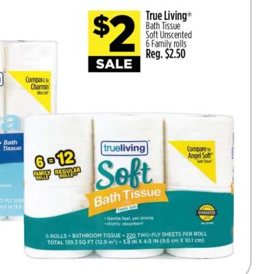 True Living® Bath Tissue