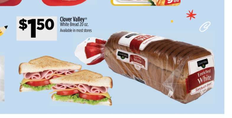 Clover Valley White Bread 20 oz.
