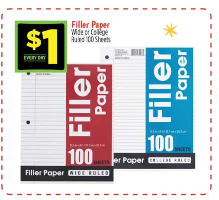 Filler Paper