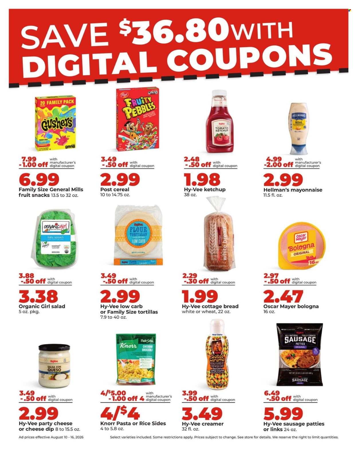 Hy-Vee ad - 08/10/2026 - 08/16/2026. Page 8
