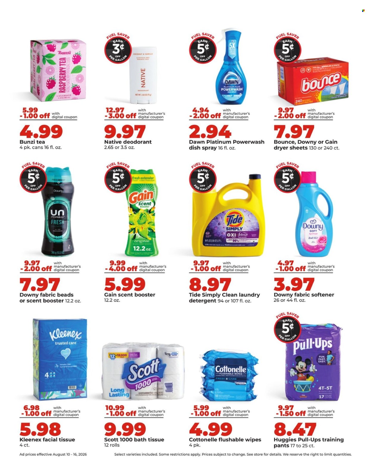 Hy-Vee ad - 08/10/2026 - 08/16/2026. Page 9