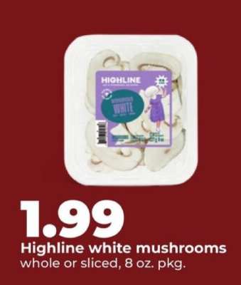 Highline white mushrooms