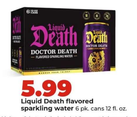 Liquid Death Flavored Sparkling Water