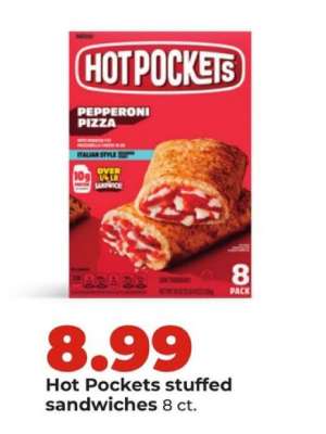 HOT POCKETS STUFFED SANDWICHES