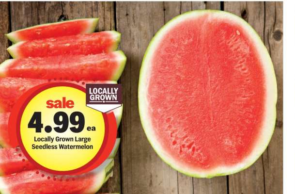 Locally Grown Large Seedless Watermelon