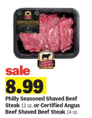Philly Seasoned Shaved Beef Steak