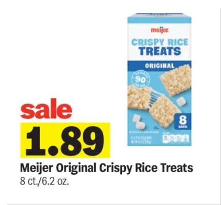 Meijer Original Crispy Rice Treats
