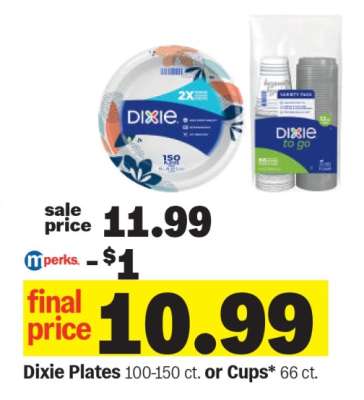 Dixie Plates or Cups*