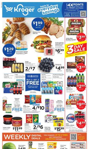 Kroger Flyer - 08/12/2026 - 08/18/2026.