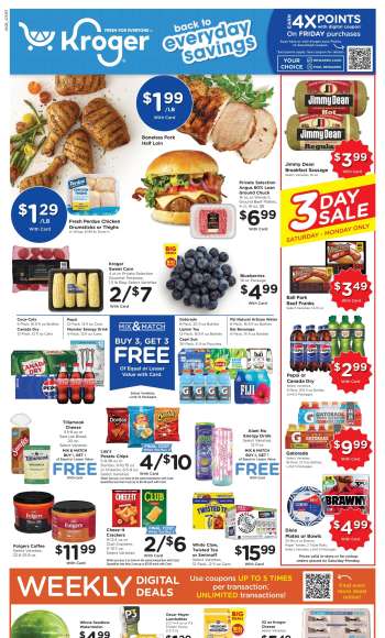 Kroger Flyer - 08/12/2026 - 08/18/2026.