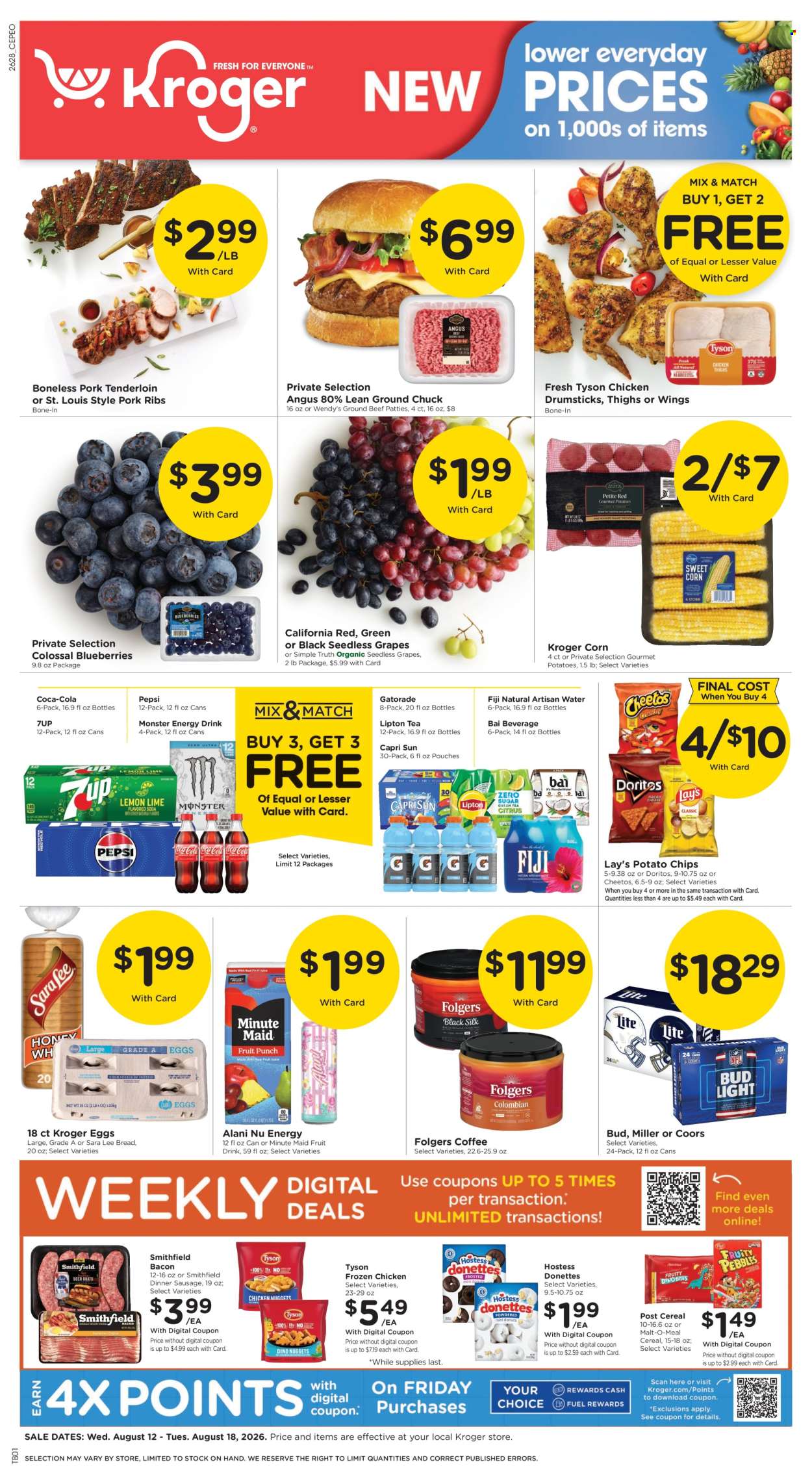 Kroger ad - 08/12/2026 - 08/18/2026. Page 1