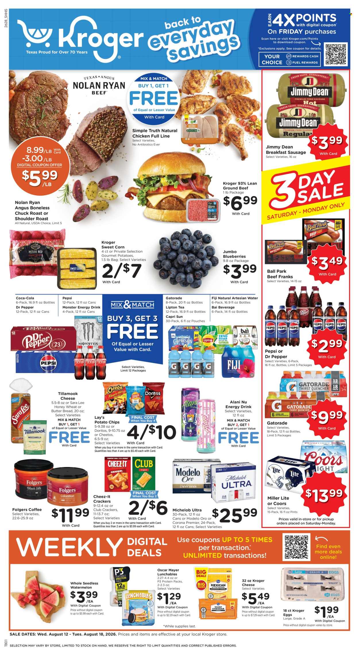 Kroger ad - 08/12/2026 - 08/18/2026. Page 1