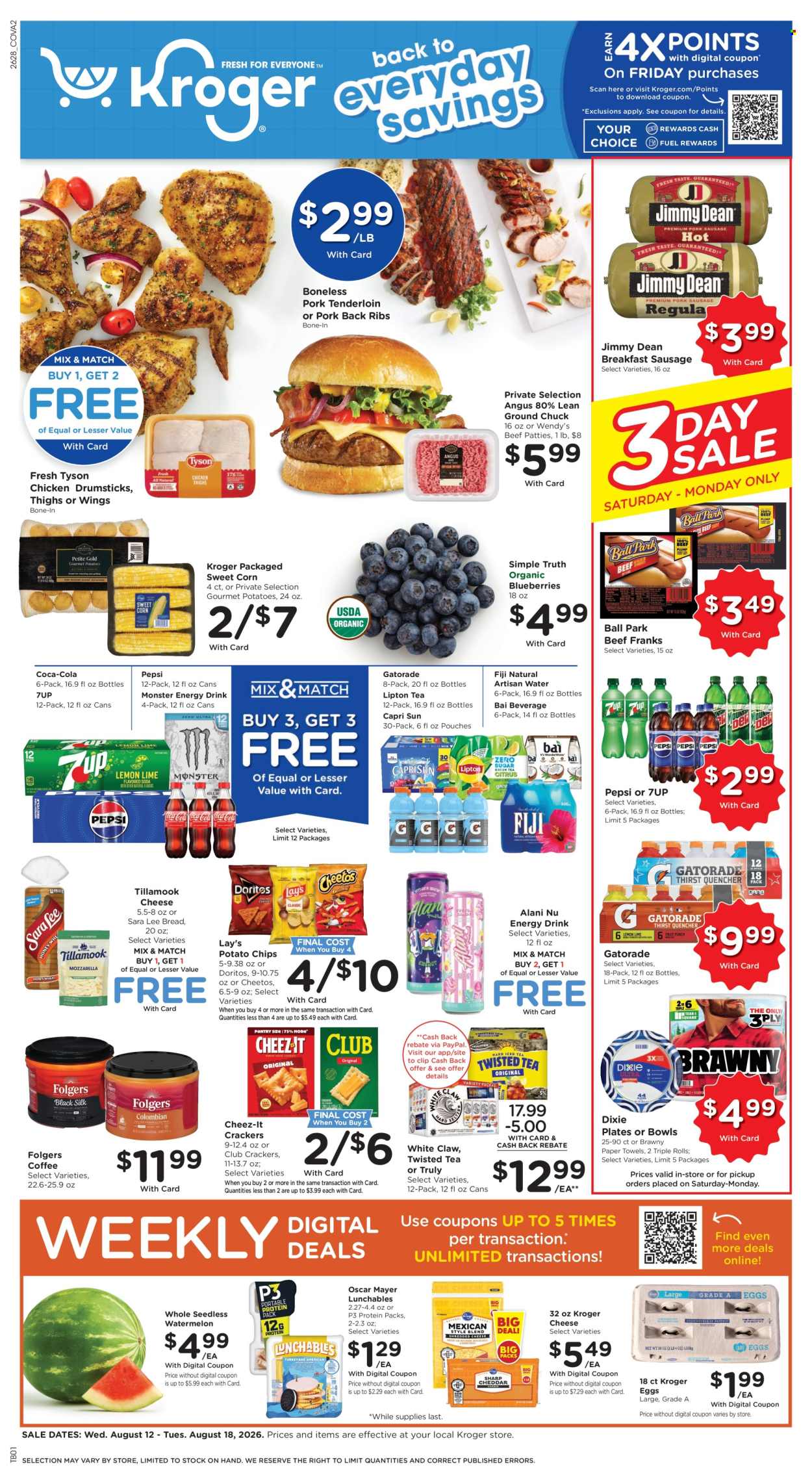 Kroger ad - 08/12/2026 - 08/18/2026. Page 1
