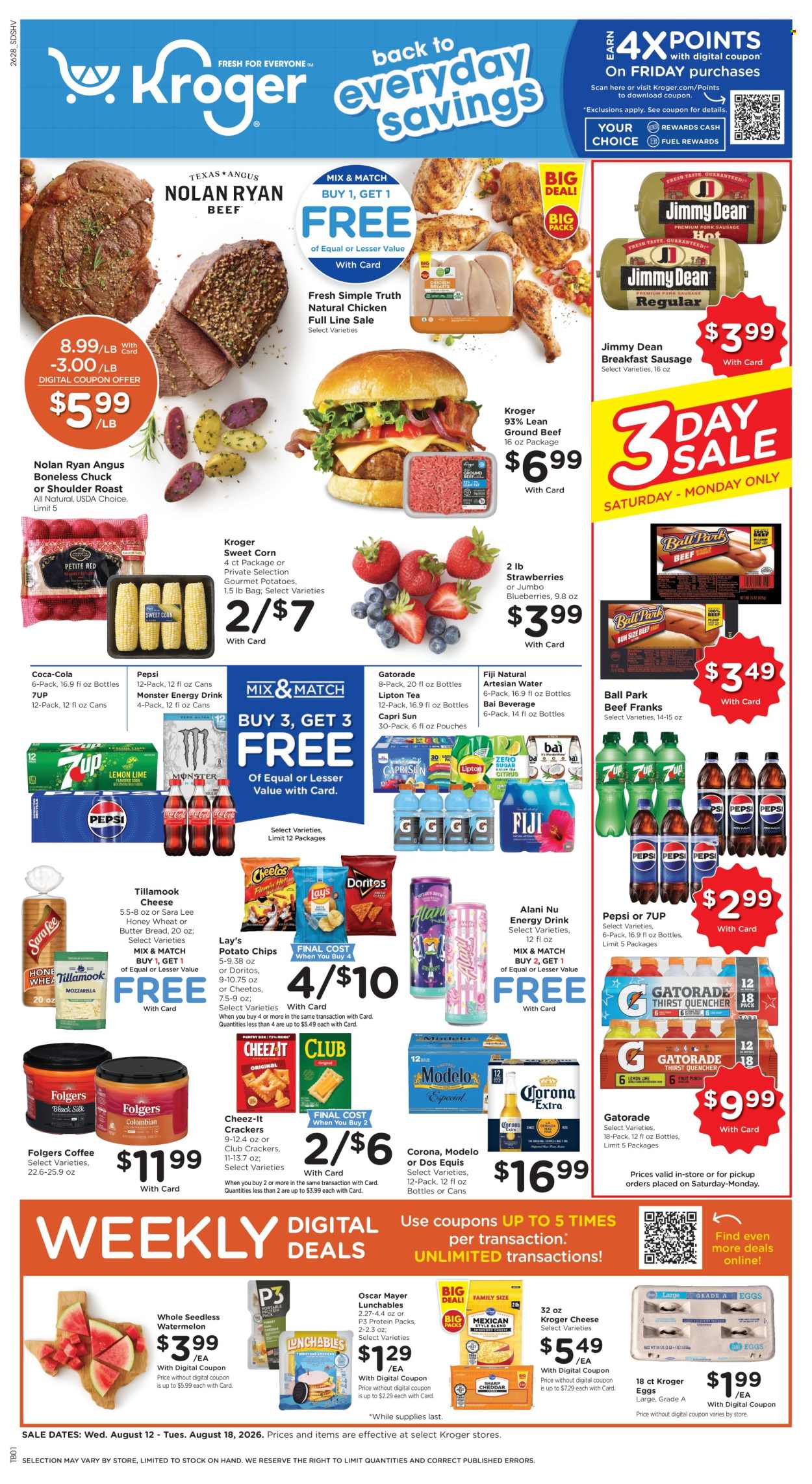 Kroger ad - 08/12/2026 - 08/18/2026. Page 1