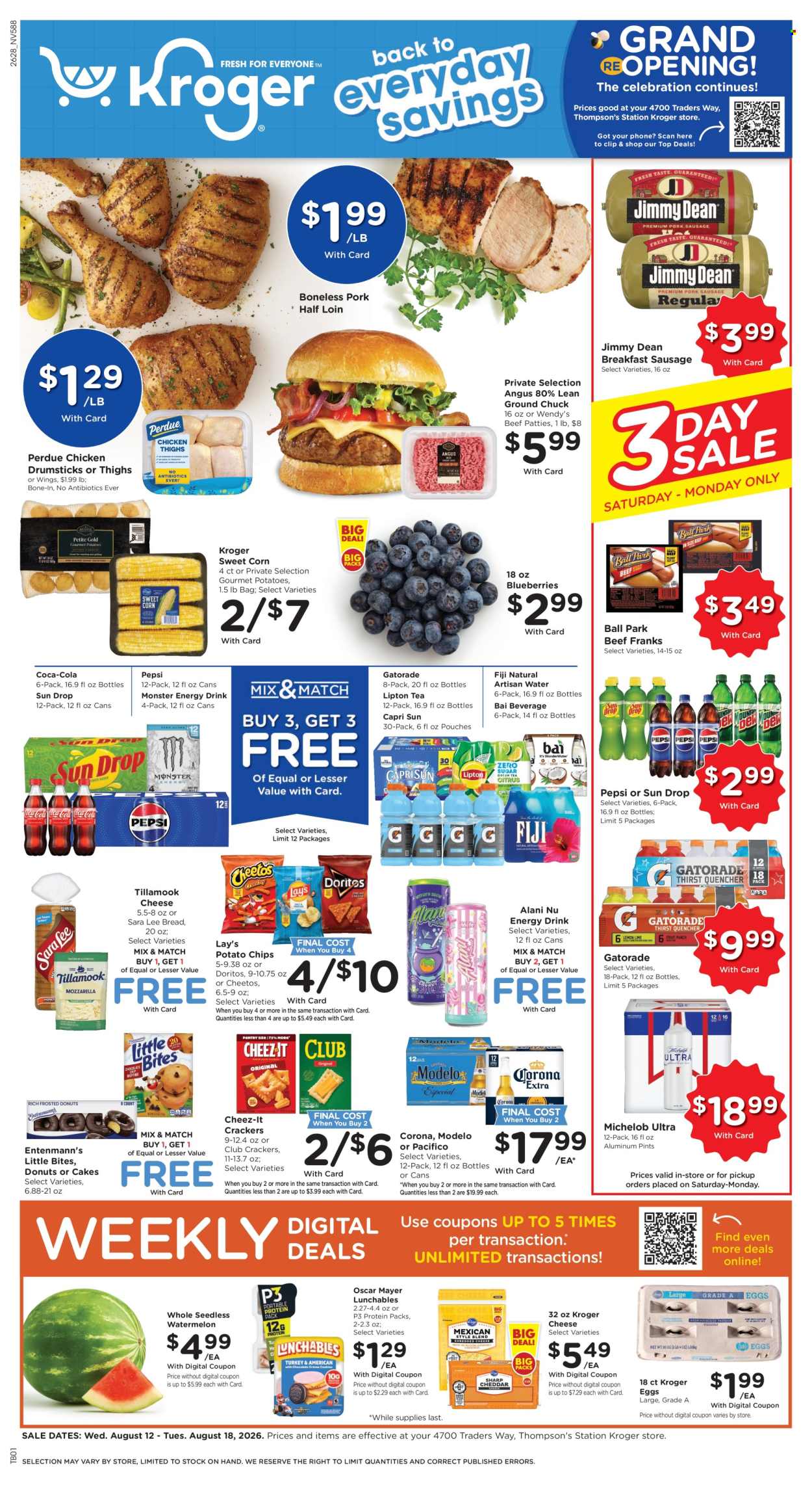 Kroger ad - 08/12/2026 - 08/18/2026. Page 1