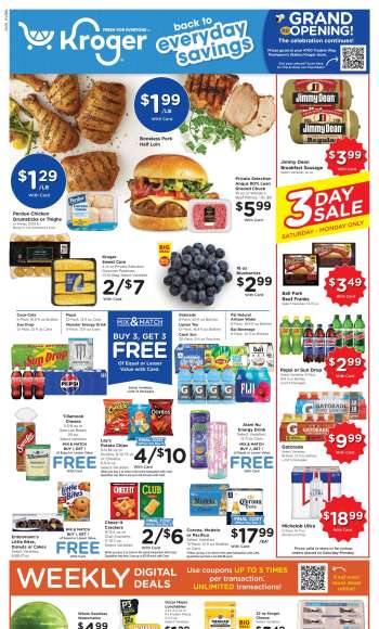 Kroger Flyer - 08/12/2026 - 08/18/2026.