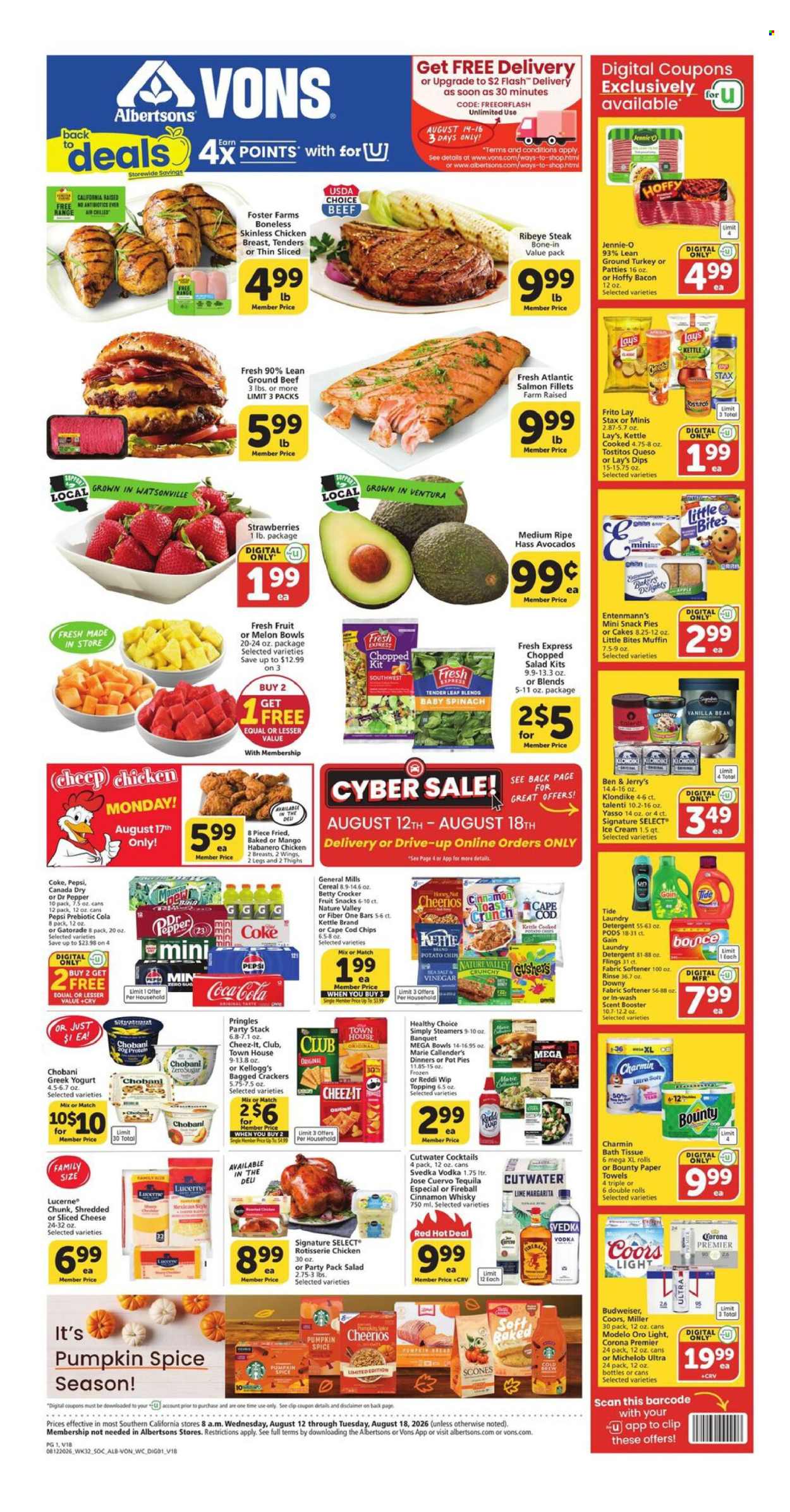Albertsons ad - 08/12/2026 - 08/18/2026. Page 1
