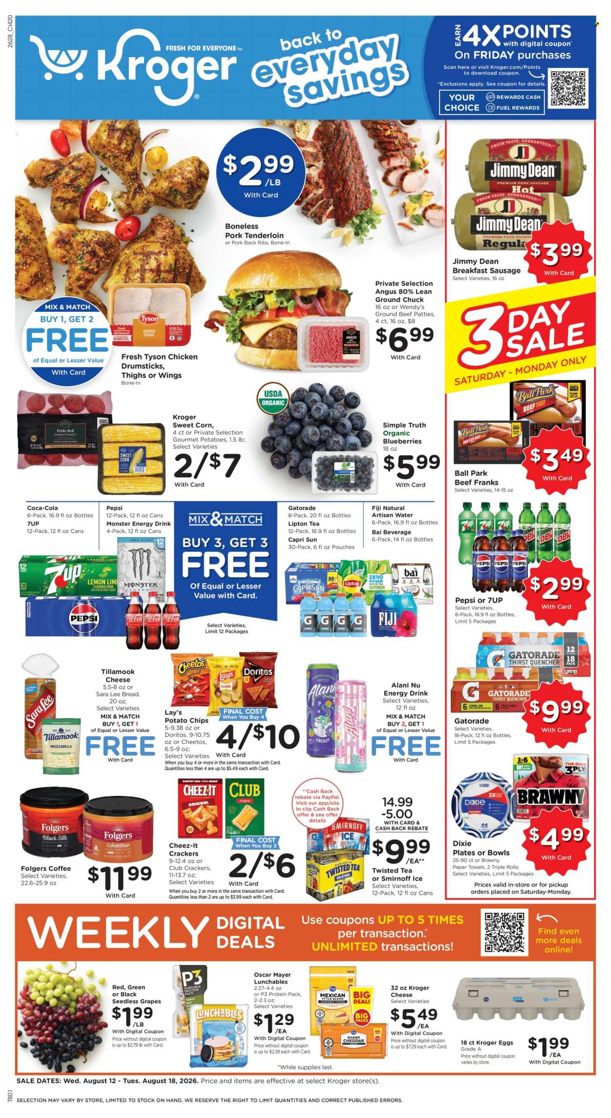 Kroger ad - 08/12/2026 - 08/18/2026. Page 1