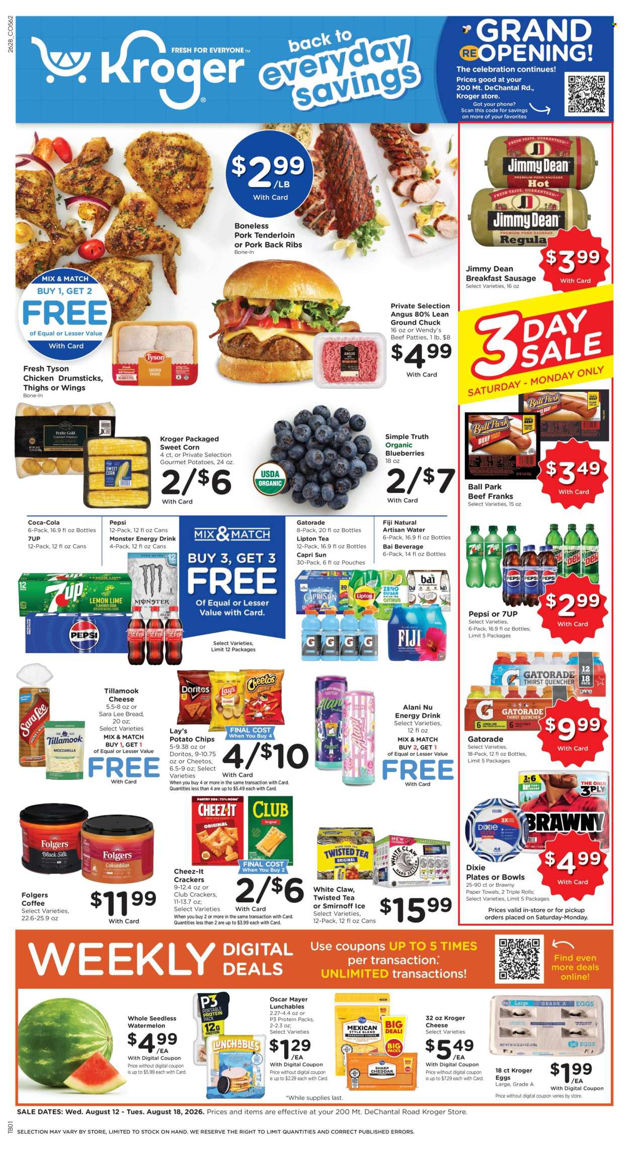 Kroger ad - 08/12/2026 - 08/18/2026. Page 1